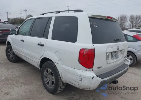2003 Honda Pilot Ex-L из США, поврежденный, VIN 2HKYF18613H511367